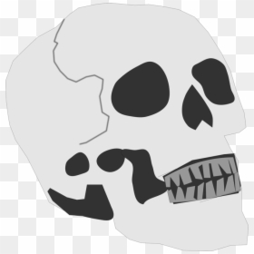 Transparent White Skull Png - Clipart Skull Head Small, Png Download - human skull png