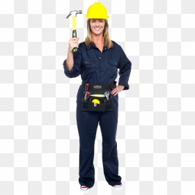 Women Worker - Clip Art, HD Png Download - hardhat png