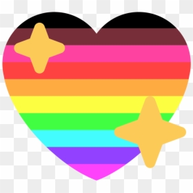 Pride Sparkle Heart Emoji, HD Png Download - neon heart png