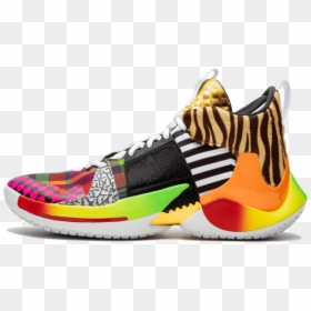 Jordan Why Not Zero 2 Own The Chaos, HD Png Download - russell westbrook dunk png