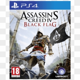 Assassin's Creed Iv 4 Black Flag Ps4, HD Png Download - edward kenway png
