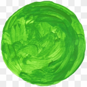 Paint Circle Green - Green Watercolor Circle Png, Transparent Png - brush stroke circle png