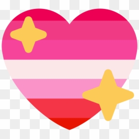 Pride Heart Emoji Discord, HD Png Download - neon heart png