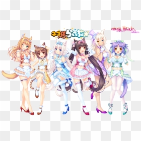 Nekopa Live Renders Nekopara Clothing Anime Cartoon, HD Png Download - nekopara png