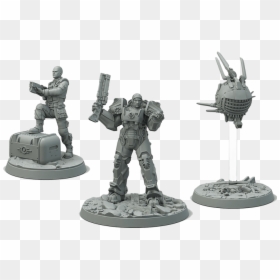 Fallout Wasteland Warfare Assaultrons & Protectrons, HD Png Download - brotherhood of steel png
