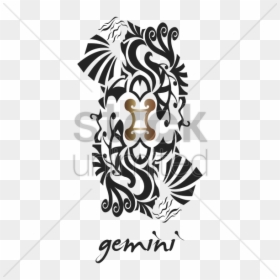 Gemini Png Transparent Images - Gemini Polynesian Tattoo Design, Png Download - gemini symbol png