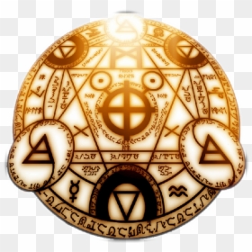 #circle #alchemy #anime #magic #fullmetalalchemist - Gold Alchemy, HD Png Download - transmutation circle png