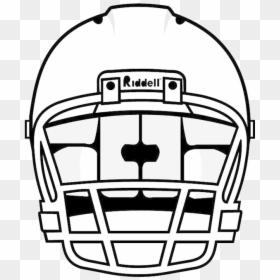 Football Helmet Nfl Front Free Clipart Images Transparent - Front Football Helmet Clipart, HD Png Download - black football helmet png
