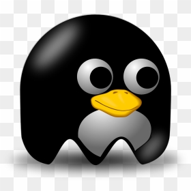 Penguin Tux Svg Clip Arts - Tux Pacman, HD Png Download - linux penguin png