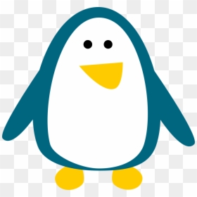 Penguin Clipart Penguin 2 Linux Easter - Penguin Cartoon No Background, HD Png Download - linux penguin png