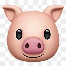 Pig Emoji Png - Emojis De Iphone Animales, Transparent Png - pig emoji png
