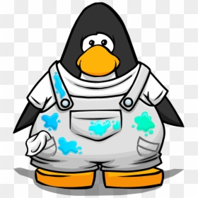 Painter S Overalls Club Wiki Fandom Powered - Club Penguin Painter, HD Png Download - linux penguin png
