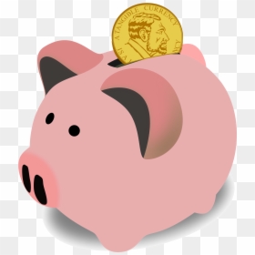 Pig Clipart Savings X Transparent Png - Piggy Bank Clipart Transparent, Png Download - pig emoji png