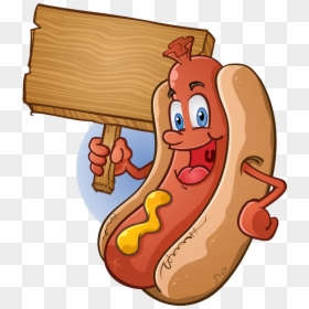 Hot Dog Sausage Bratwurst Barbecue - Cartoon Hot Dog Png, Transparent Png - snapchat hot dog png
