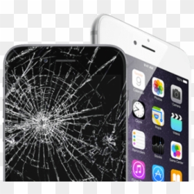 Iphone Broken Screen Png, Transparent Png - broken computer png