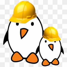 Bootlin Penguins At Work - Free Electrons, HD Png Download - linux penguin png