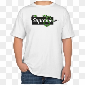 Transparent Supreme Shirt Png - Balmain T Shirt Mens Gold, Png Download - supreme shirt png