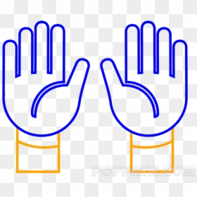 Draw A Raised Hand, HD Png Download - arm emoji png