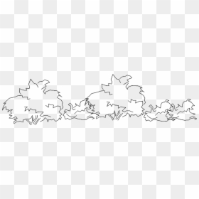 Clip Art Architecture For Free - Line Art, HD Png Download - shrubbery png