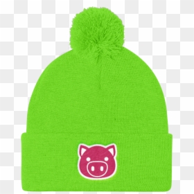Emoji Pig Beanie Swish Embassy - Knit Cap, HD Png Download - pig emoji png