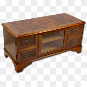 Antique Wood Tv Unit Uk, HD Png Download - tv stand png