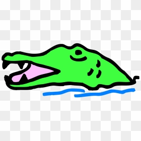Head Clipart Alligator - Animasi Buaya, HD Png Download - mouth.png