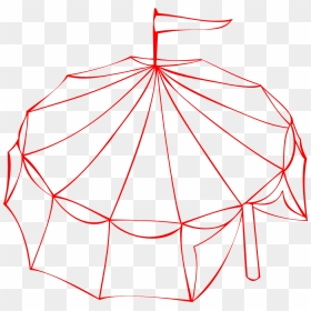 Circus Tent Top View, HD Png Download - carnival tent png