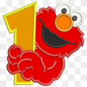 Elmo Happy 2nd Birthday , Transparent Cartoons - 1st Birthday Elmo Clipart, HD Png Download - fram png