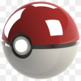 Drawn Pokeball Transparent Background - Pokemon Ball 3d Render, HD Png Download - pokemon pokeball png