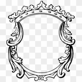 Border, Color 1, Crown, Frame - Round Border Clipart, HD Png Download - smoke border png