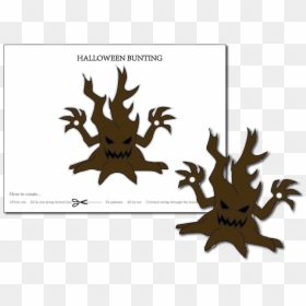 Emblem, HD Png Download - halloween tree png