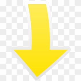 Yellow Font Design Pattern - Down Yellow Arrow Png, Transparent Png - light shining down png