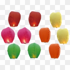 Sky Lantern - Diwali Fire Balloon Png, Transparent Png - chinese lanterns png