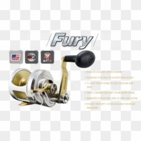 Fury - Accurate Boss Fury 500, HD Png Download - fishing reel png