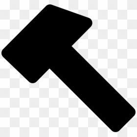 Hammer Png Icon - Hammer Symbol, Transparent Png - hammer silhouette png