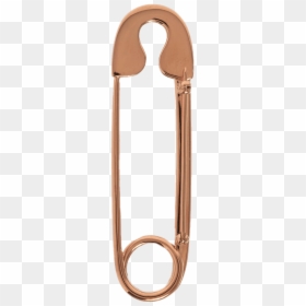 Large Gold Safety Pin Brooch, HD Png Download - clothes pin png