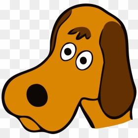 Drawn Dog - Vector Sad Dog Png, Transparent Png - dog nose png