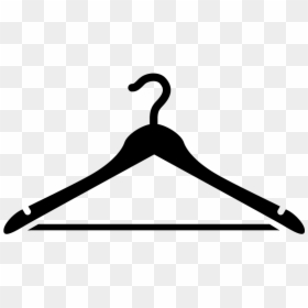 Classic Black Clothes Hanger Clip Art - Clothes Hanger Clipart Png, Transparent Png - clothes pin png