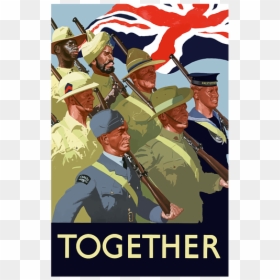 Ww2 Allied Propaganda Posters, HD Png Download - british soldier png