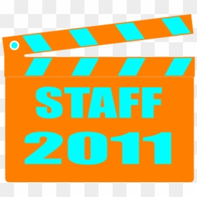 Staff, HD Png Download - clapper board png