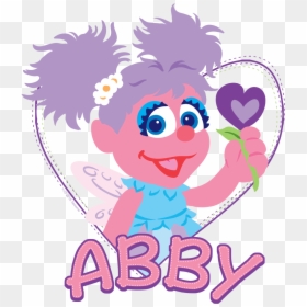 Transparent Baby Sesame Street Png - Abby Sesame Street Name, Png Download - abby cadabby png