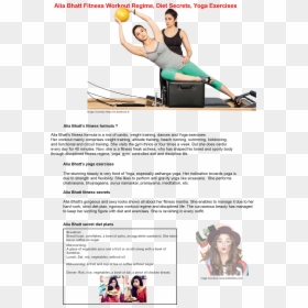 Alia Bhatt Gym Workout, HD Png Download - alia png