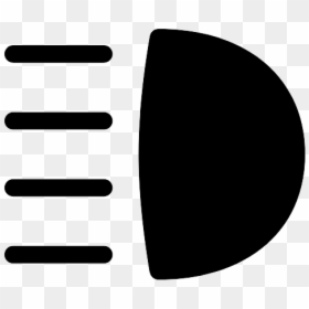 3-headlight - Circle, HD Png Download - headlights png