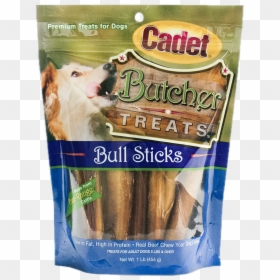 Bull Stick, Bully Sticks, Premium Bully Stick, Butcher - Cadet Butcher Treats Bully Sticks, HD Png Download - breadstick png