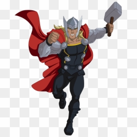Thor Ultimate Spider Man Animated Series Wiki Fandom - Marvel's Avengers Assemble Thor, HD Png Download - ultimate spiderman png