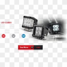 Heise Led Cubes, HD Png Download - headlights png