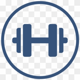 Bkwl Service Icons Navy Fitness - Transparent Background Dumbell Icon, HD Png Download - fitness icons png
