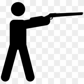 Hunting With Arm - Hunting Icon Png, Transparent Png - arm.png