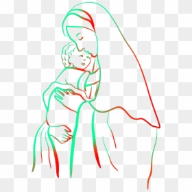 Art,artwork,arm - Mary And Jesus Clipart, HD Png Download - arm.png