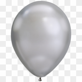 Transparent White Balloons Png - Single Silver Balloon Png, Png Download - white balloon png